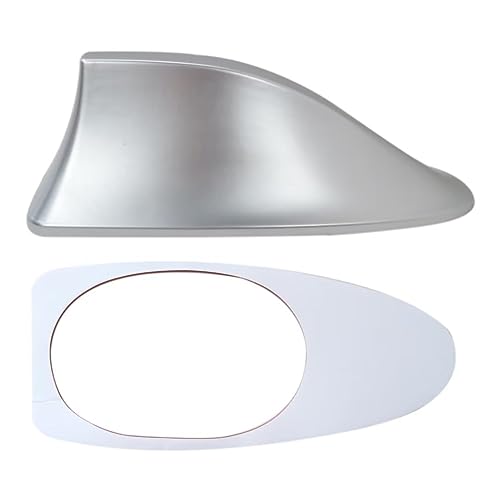for 2015-2019 Hyundai Sonata-Elantra Ebony Shark Fin Roof Antenna Cover Silver