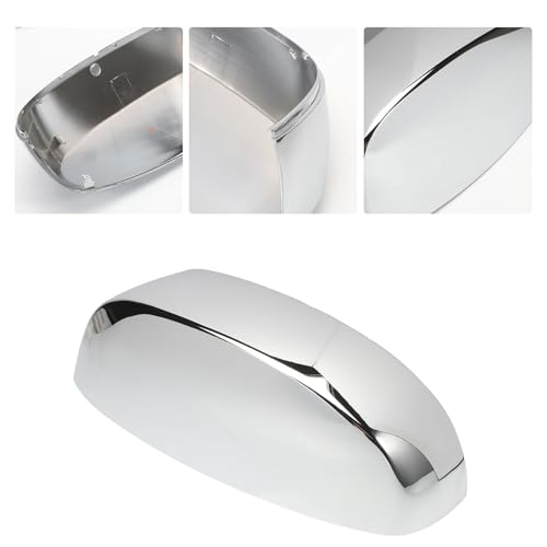 Image of 2PCS Chrome Mirror Caps Silverado Tahoe 25788157 25788156 | Chrome Finish; Durable ABS; Weather Resistant; Direct Fit; Exterior Upgrade
