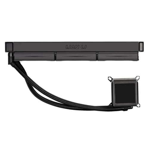 Image of Lian Li GA GALAHAD II 360- Asetek 8th Gen- 2.88 inch IPS LCD screen- Screen recording for videos and photos -Pre-installed ARGB daisy-chainable radiator fans or UNI FAN SL-INF fans (GA2ALCD36B.US)