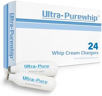 Creamright Ultra-Purewhip 24-Pack N2O Whipped Cream Chargers