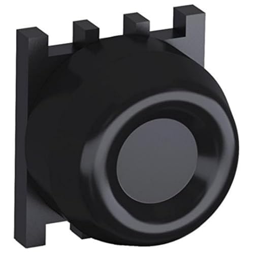 Poussoir 30 mm chauffage platine momen. Noir 1 NO ABB - 2