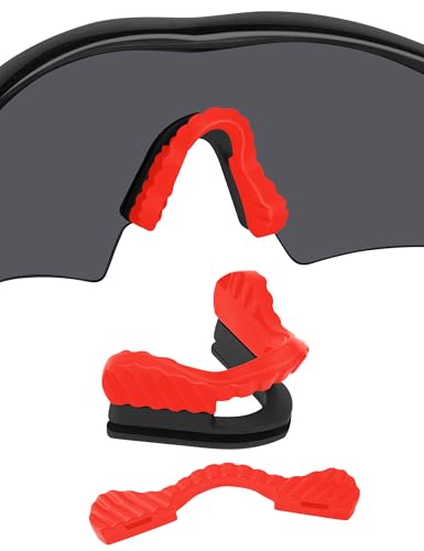 Image of BLAZERBUCK Soft Replacement Nose Pads Nose Pieces for Oakley M Frame Series Sunglasses - Red