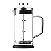 Daoyuan French Press ekspres do kawy z 3-stopniowym systemem filtracji szkła borokrzemowego, 304 praska do kawy ze stali nierdzewnej karafka ekspres do kawy, dzbanek na kemping, trwały, łatwy do czyszczenia, nadaje się do mycia w zmywarce