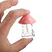 Mushroom Lip Gloss Tubes 8ml - 5 Pack Refillable Lipgloss Containers with Wand - Clear Empty Lip Balm Bottle for DIY Makeup Personal Cosmetic and Lip Oil Base