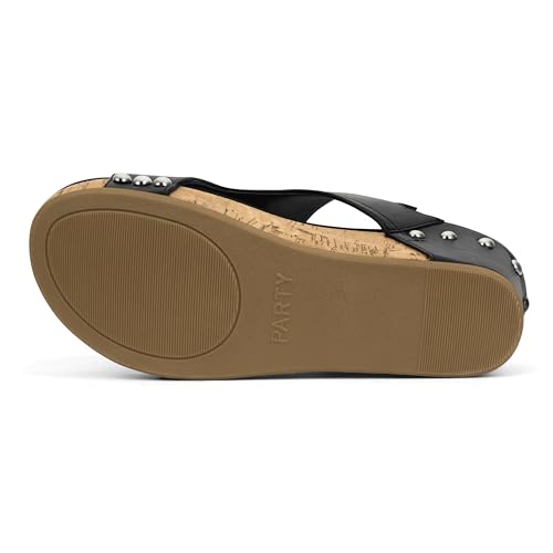 PARTY Womens Wedge Sandals With Strap for Dressy Ladies Sandals Casual Wedge4