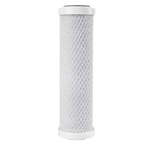 Listado de Cartuchos de filtrado para el agua que Puedes Comprar On-line. 44 Filtro de agua cartucho de repuesto carbón activado en block para eliminación de cloro, olores y colores en el agua | tamaño estándar, universal 2.5x10'