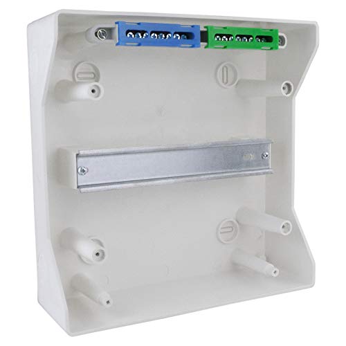 Elektro-Plast Verteilerkasten Kleinverteiler RH-8/Z AP Schloß IP65 8Module 36.9 VDE E-P 4033, 1, Grau