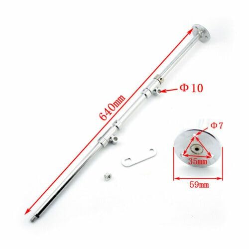 BJTDLLX 640mm Go Kart Wheels, Go Cart Steering Kit for 168cc Go Kart ATV, Front Steering ATV Tie Rod Ball Joint Strut Knuckle Spindle Assembly