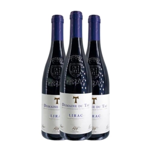 Domaine du Tau Lirac Joven 75 cl Vino tinto (Caja de 3 Botellas de 75 cl)