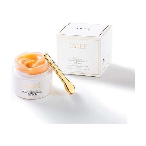 Ogee Botanical Eye Balm - Certified Organic Brightening Eye Cream for Dark Circles and Puffinesss - Made with Natural Retinol Alternative & Hyaluronic Acid Cover