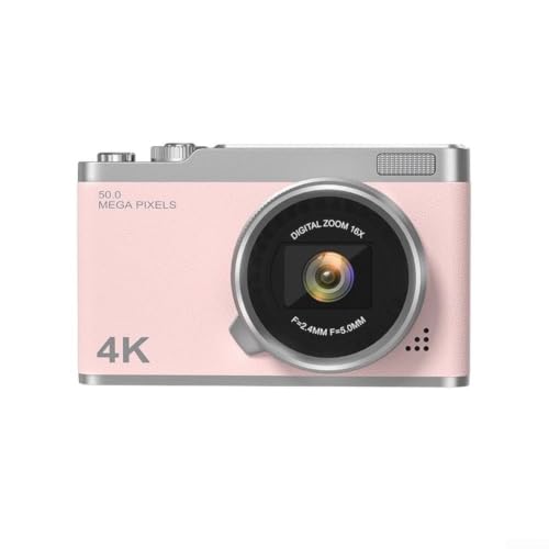 Cámara digital de 48 MP con pantalla abatible para fotos de alta resolución