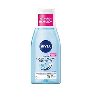 NIVEA Desmaquillante suave de ojos para zonas sensibles de los ojos, 125 ml