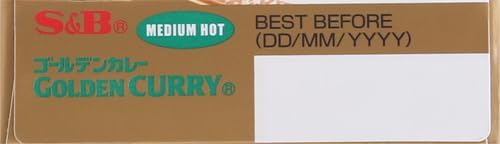 S&B Golden Curry Sauce Mix - Medium Hot (Green) 92g