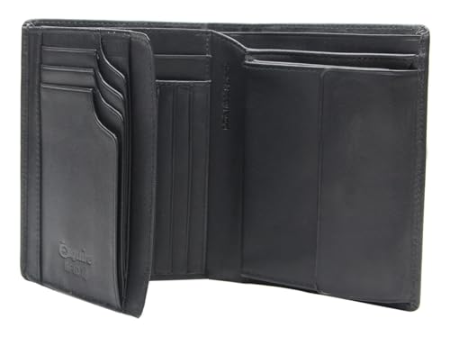 Portefeuille Esquire Logo Billfold noir compact pour hommes - 2