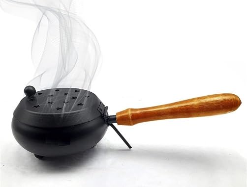 Bruciatore di incenso resina Dhoop bruciatori Dhuni Sambrani Dhoop per
