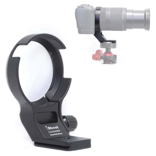 Tripod Mount Ring Lens Collar Support for Canon RF 24-240mm f/4-6.3 is USM Lens, Built-in Arca Type 55mm Quick Release Plate for Arca-Swiss Tripod Head