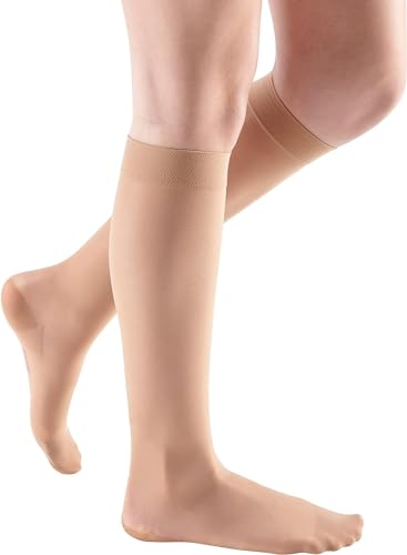 mediven Sheer & Soft for Women, 20-30 mmHg - Closed Toe Leg Circulation, Knee High Compression Stockings for Women, Sheer Leg Support Compression Hosiery