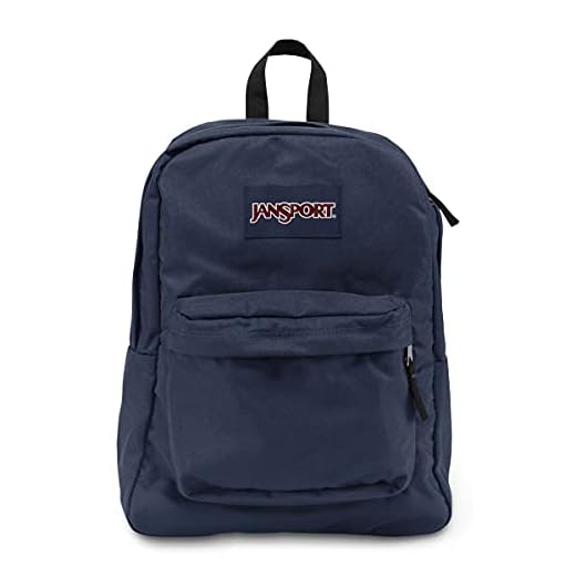 JanSport SuperBreak One Backpack - Lightweight School Bookbag, Navy