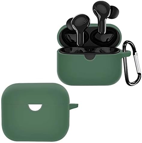 Printme™ Silicone Protective Cover Case for Noise Buds VS 102 Case Cover Earpods Case Cover (LED Visible) with Hook Keychain (Green)