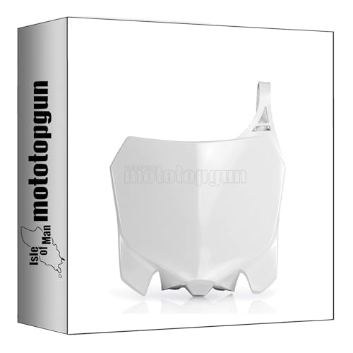 Porte numero avant blanc haute resistance Acerbis 0016889.030 pour Honda CRF