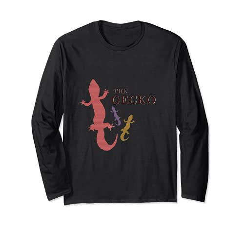Leopard Gecko Shirt Lizard Desert Gift Long Sleeve T-Shirt, Black