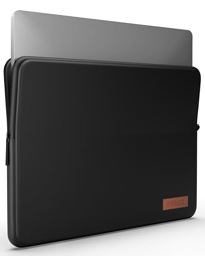 Image of FEDUS MONARC Designer Premium Vegan Leather Laptop Sleeve Bag Case 14 inch, Shockproof Office Laptop Cover Pouch Accessories Carrying Bag for MacBook, HP, Dell, Lenovo, Asus for Men & Women