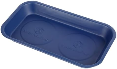 2-Pack Magnetic Tool Trays – Heavy Duty Stainless Steel With Strong Magnet, Perfect For Mechanics & Auto Work