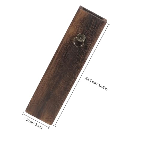 Jarrón de madera Zerodeko de pared con soporte elegante y chic 3