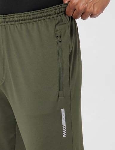 Image of Van Heusen Men's Regular Fit Mid Rise Active Sports Swift Dry Trackpants - 4 Way Stretch, Lightweight