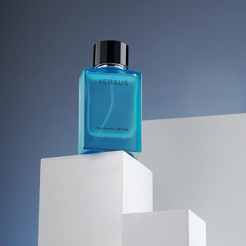 Image of Fragrance & Beyond Ombre Eau de Parfum & Versus Luxury Eau De Parfum for Men - 100 ml | Intense & Long-Lasting Scent | Fresh Aqua, Woody, Musk & Amber Notes | Best Luxurious Gift for Men