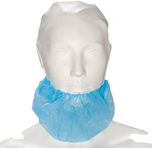 Produktbild von Vlies-Bartschutz Blau 40x25cm Mit Gummiband – 100 Bis 2000 Stück, Hygiene