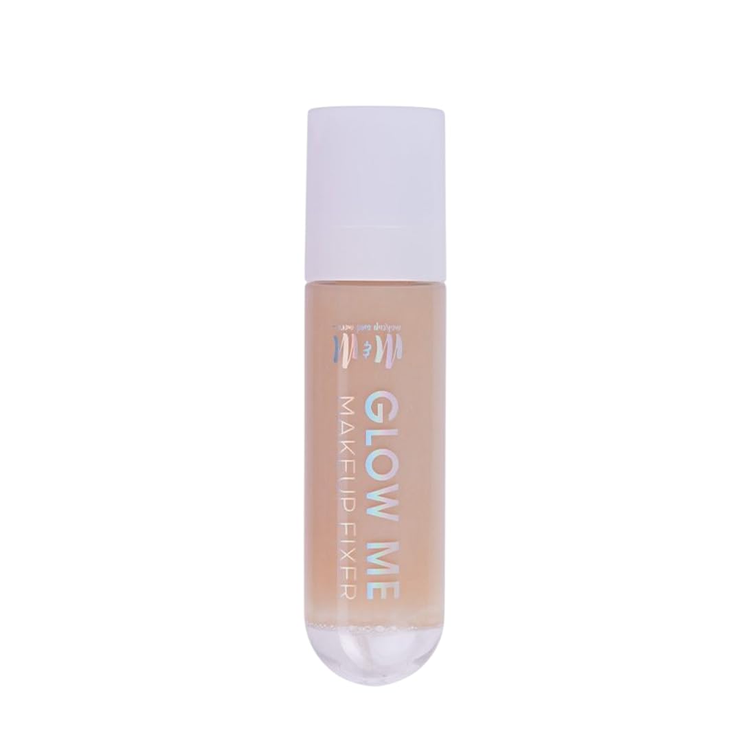 M & M Glow Me Makeup Setting Spray | Hydrating Mist to Refresh Skin and Reduce Product Melting | Lightweight Fixer for Domestic and Professional Makeup Use | Silver-picture-34