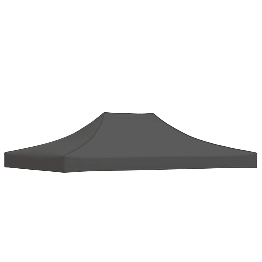 vidaXL Party Tent Roof Garden Outdoor Replacement Canopy Gazebo Marquee Pavilion Top Cover Sunshade Sun Shelter 4x3 m Anthracite 270 g/m²
