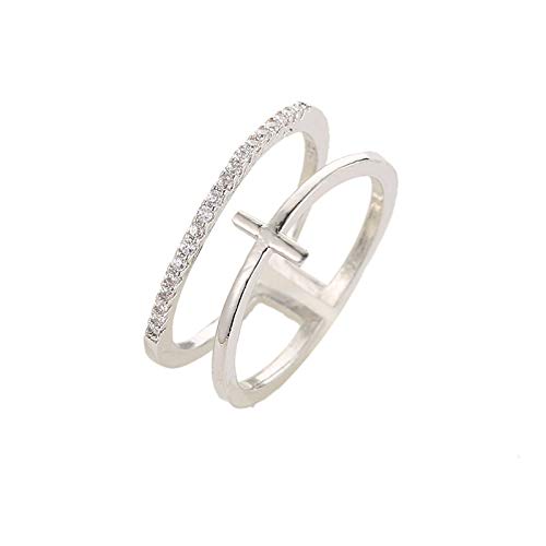 Bague croix femme pierre de naissance, le cadeau idéal et symbolique