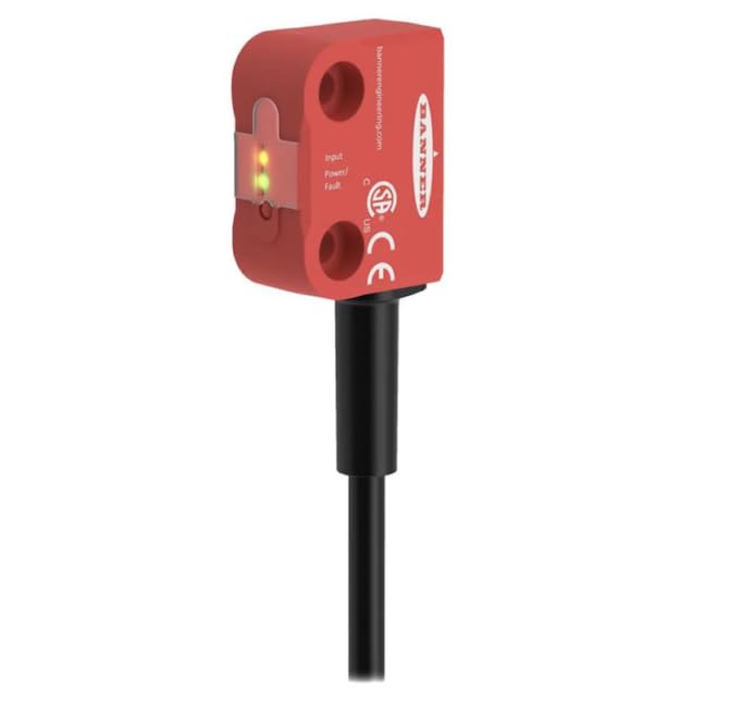 SI-RFST-HP8, Interlock Switches SI-RF Safety Switch; Coding: High; Diagnostics: Series PNP; Reset: Automatic; Connector: 250 mm 8-pin M12 Pigtail QD; Used with: SI-RF-A