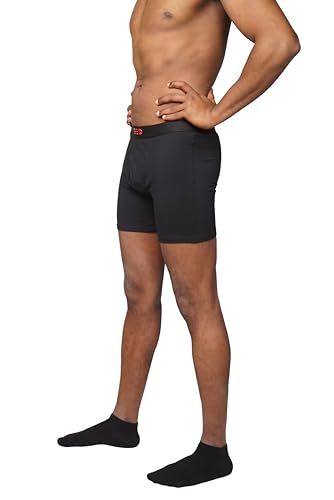 Men's Boxers Soft Breathable Comfortable Flexible Athletic and Daily Underwear 5-Pack3