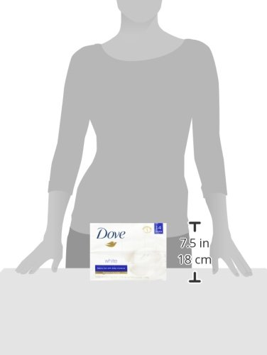 Miniatura 6 de Dove Barra de belleza más hidratante que el jabón en barra blanca elimina eficazmente las bacterias, nutre tu piel 3.75 oz 14 barras