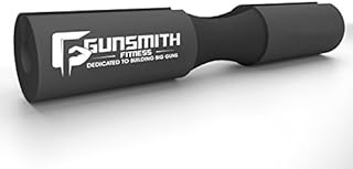 Gunsmith Fitness Barbell Pad - Antislip Hip Thrust Pad - Extra Thick Barbell Foam Pad for Neck & Shoulder - Portable Barbell Squat Pad for Weight Lifting