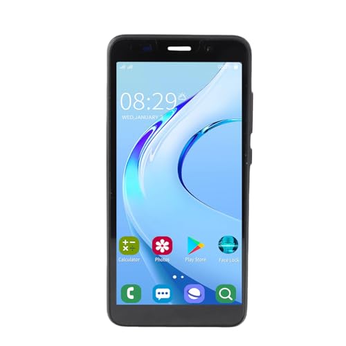 Rino4 Pro Teléfono con Pantalla HD de 5,45 Pulgadas, Teléfono Inteligente con Doble Sim y Doble Modo de Espera, Teléfono con Sistema Android, RAM 2GB ROM 32GB, Función de (Negro)