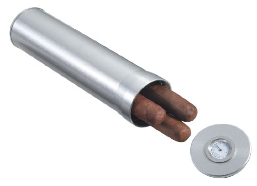 Visol Worldwide Aluminum Cigar Case/Travel Humidor