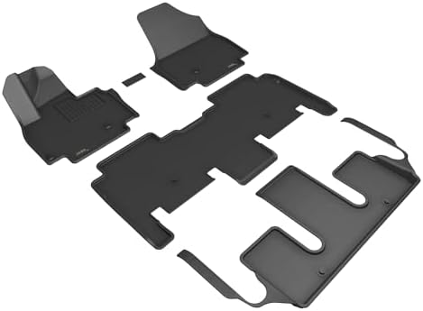3D MAXpider Custom Fit All-Weather Floor Mats For Volkswagen ID.4 2021-2024 - Kagu Black