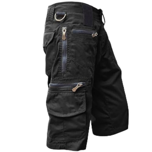 Short court pour homme style chino d'été avec poches cargo et pantalon de loisirs
