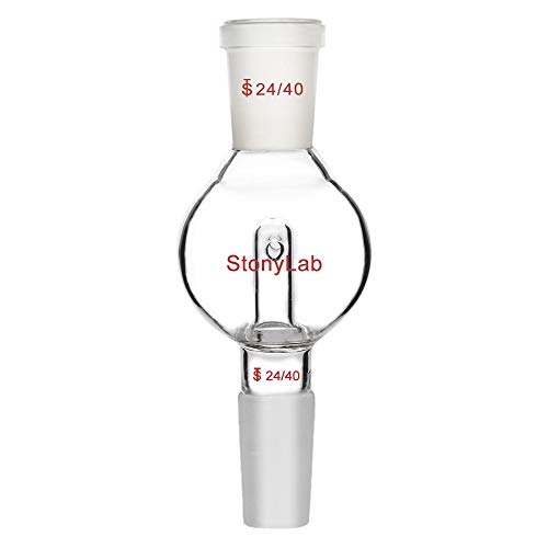 StonyLab Rotary Evaporator Bump Trap 24/40 Outer Upper Joint, 24/40 Standard Taper Inner