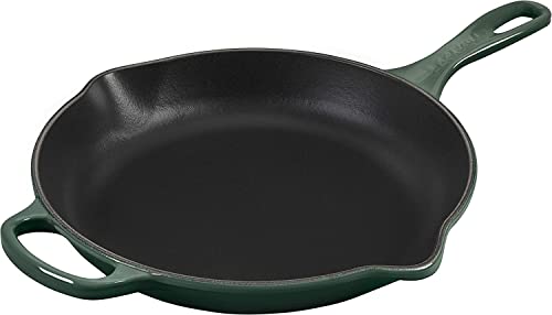Image of Le Creuset Enameled Cast Iron Signature Round Skillet, 9 inch, Sea salt