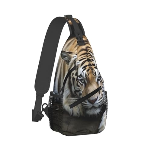 Morrales Cruzados Tiger Lie Para Hombre y Mujer Negro miniatura 2