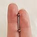 14G Star Flat Surface Piercing Jewelry Staple Barbell Surface Piercing Surface Tragus Jewelry 1/2 12mm