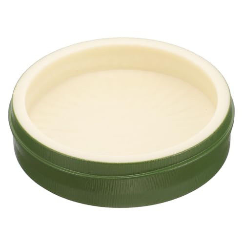 CVUTOVO 竹製爬虫類用餌入れ 水入れ テラリウム用ボウル 多機能設計 耐久性 お手入れ簡単 カメ トカゲ ヘビ用