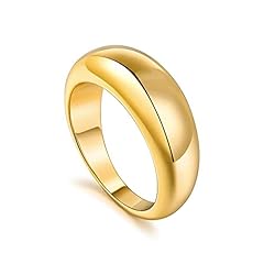 Dome Ring 14K Gold Plated