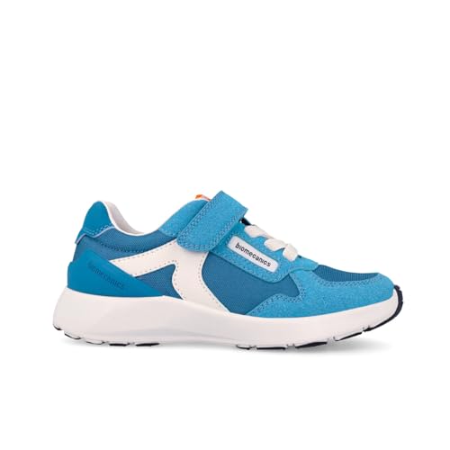 Baskets de sport bleues pour enfants Biomecanics 262277 chaussure scratch garcon fille