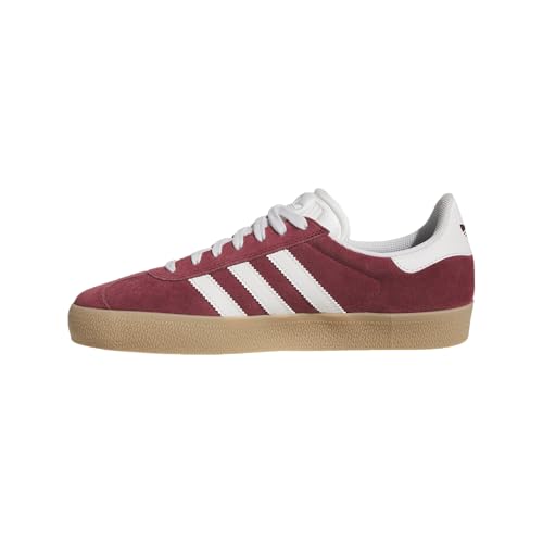 Image of adidas Mens Gazelle Adv Skate Skate Sneakers Shoes - Red